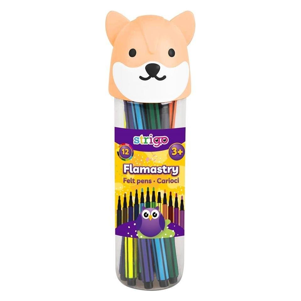 Teka Lisek Filzstifte 12 Farben STRIGO (12x) (47995804)