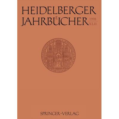 Heidelberger Jahrbücher, Taschenbuch von , Springer Berlin, 978-3-540-65213-7