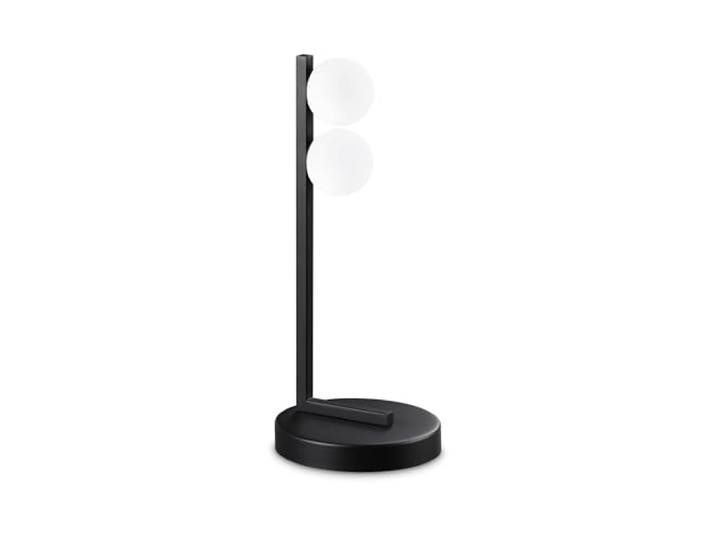 Ideal Lux PING PONG 2-flammige Globe-Tischlampe, Schwarz, 500 lm, 3000 K