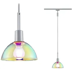 Paulmann 96975 URail Pendel Sarrasani max 20W E14 Chrom matt/Dicro 230V Metall Glas