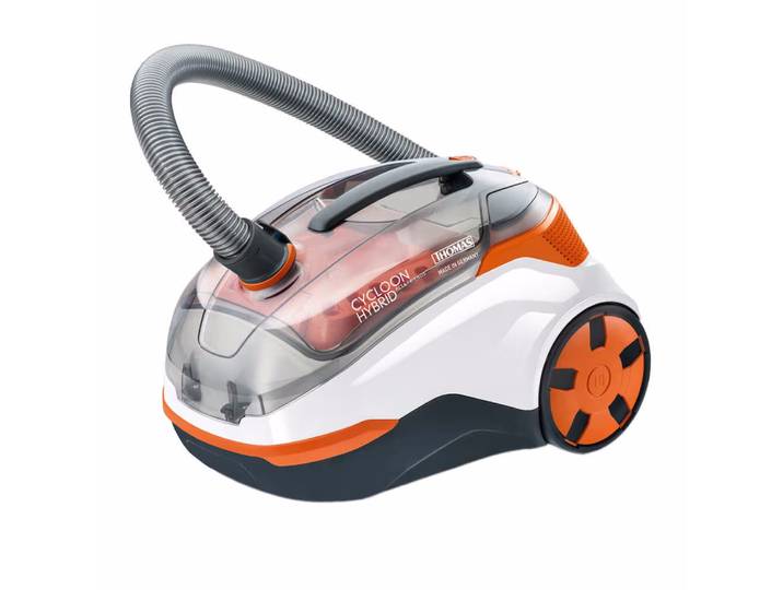 Thomas Cycloon Hybrid Pet & Friends Staubsauger – Nass und Trockensauger – weiss / orange
