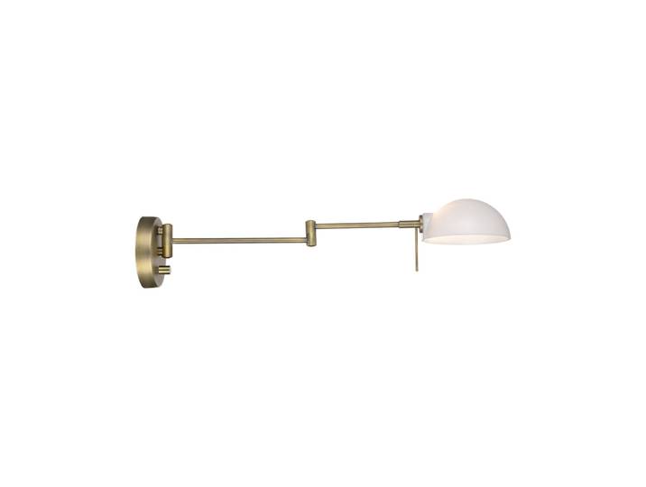 Kjøbenhavn Wandlampe, altmessing/opal, Ø 15 cm - Halo Design - Wohnzimmer - Metall - Einflammig