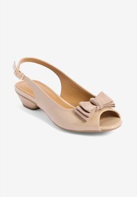 Women's The Reagan Slingback by Comfortview in Beige (Size 8 M)