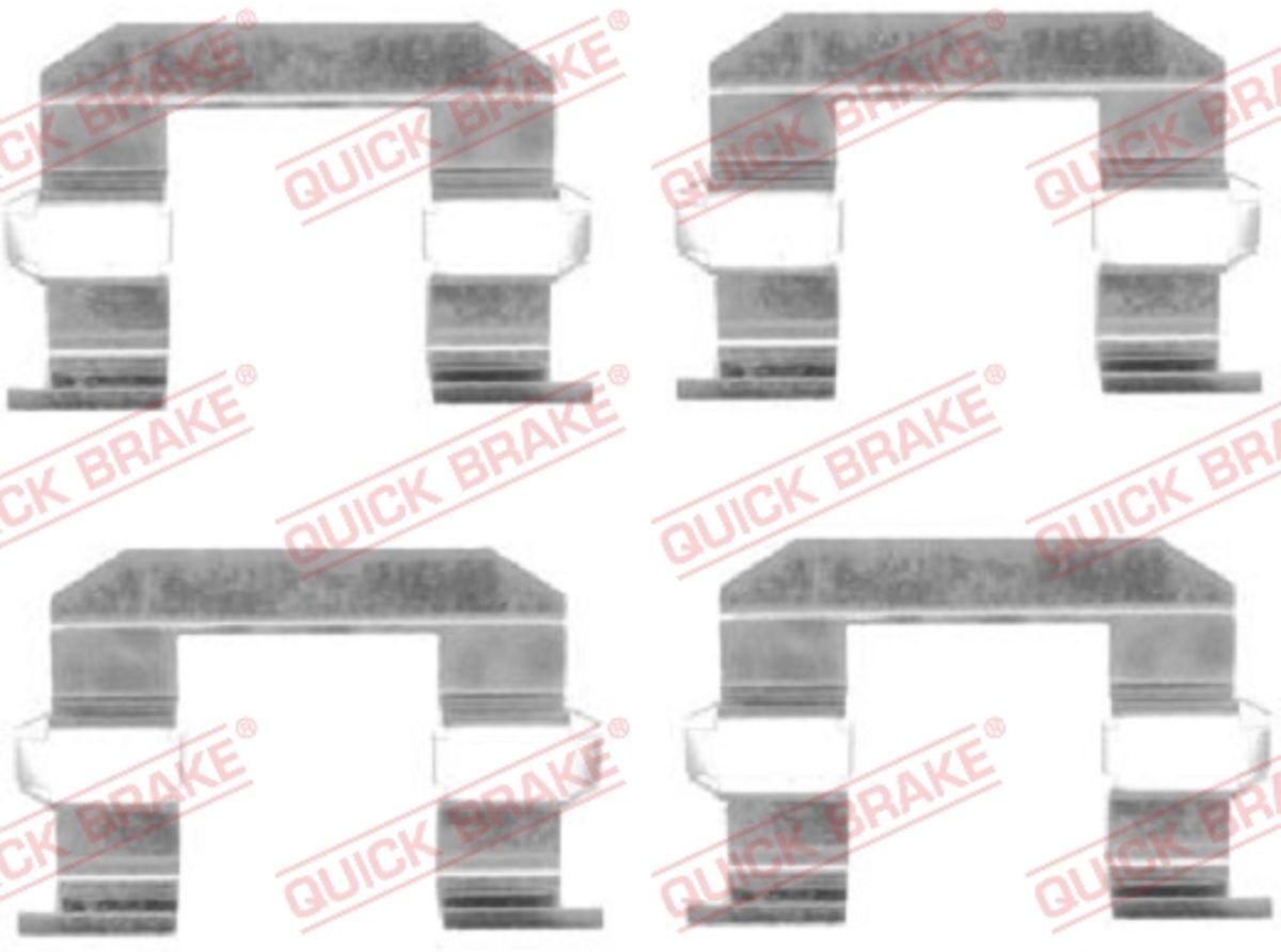 Zubehörsatz, Scheibenbremsbelag QUICK BRAKE 109-1645