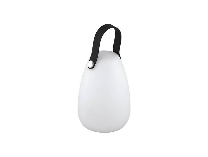 LED Laterne EGLO grau/weiss , weiss (weiß), Ø:14cm, Leuchten, LED Laterne