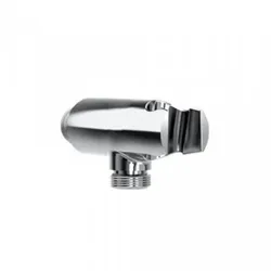 HSK Wandanschlussbogen rund, inklusive Handbrausehalter, chrom, 1100132