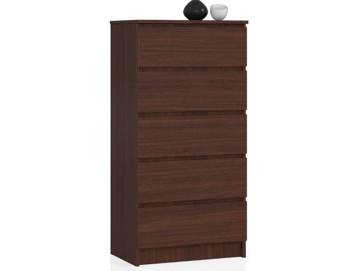 Akord Dressoir 5 Tiroirs Wengé 60X40X121
