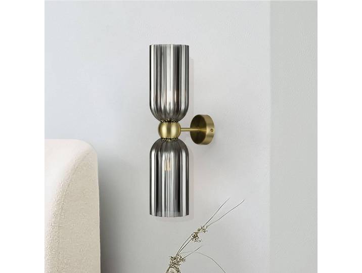 Wandlamp Antic, dimbaar, messing / goud, Hal, wandlamp