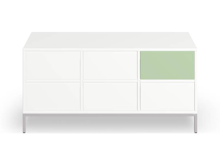 Schubladenkommode fürs Schlafzimmer nach Maß MDF Beschichtet MDF Weiß matt