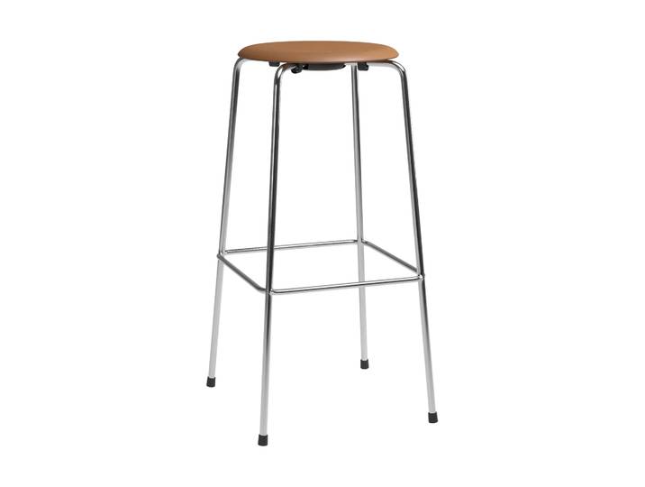 Fritz Hansen Tabouret de bar High Dot Essential walnut-chrome