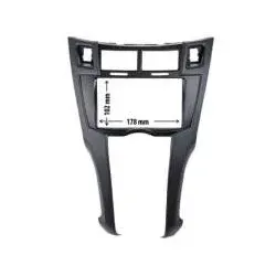 CHINA Radio Doppel 2-DIN Radioblende für Toyota Yaris 2006->2011 schwarz 47.0...