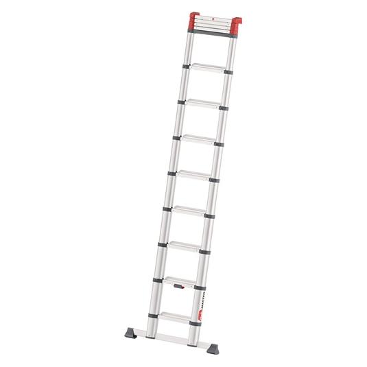 Hailo Flexline Teleskopleiter T100 13 Stufen (Anlegeleiter, Teleskopleiter, 360 cm) (7114-131)