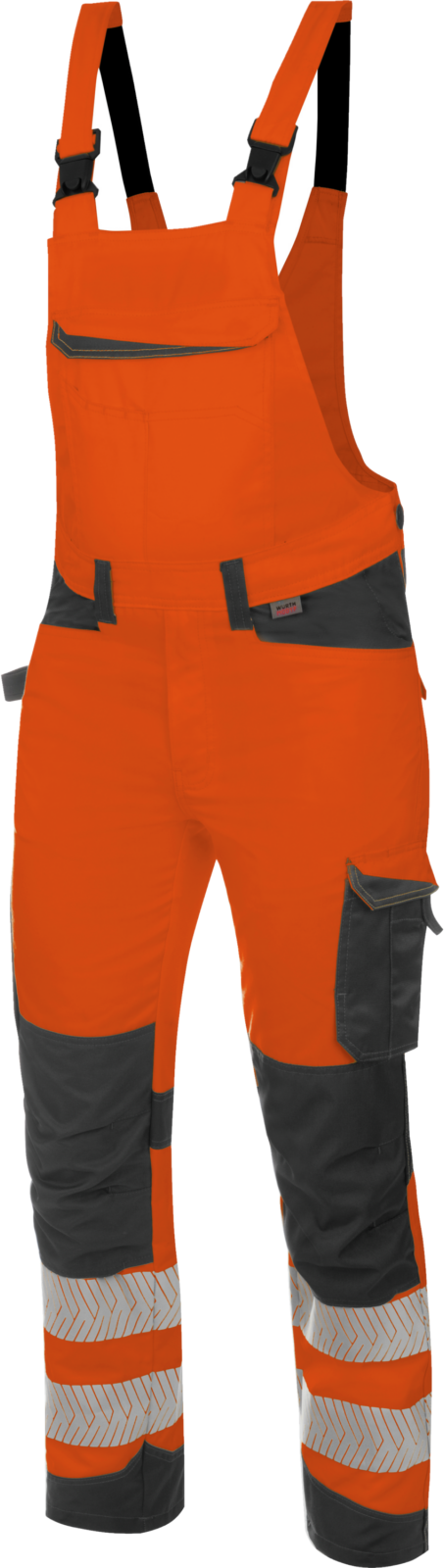 WÜRTH MODYF Salopette de travail HV FLUO Orange Orange 50