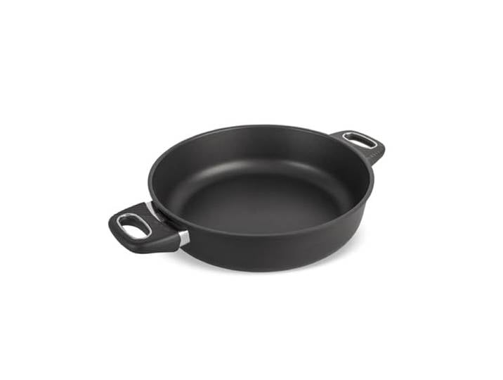 Original Gundel GUSS-KASSEROLLE INDUKTION, Ø 26 cm, Höhe 7,5 cm, Servierpfanne mit BIOTAN-Oberfläche, backofenfeste Griffe