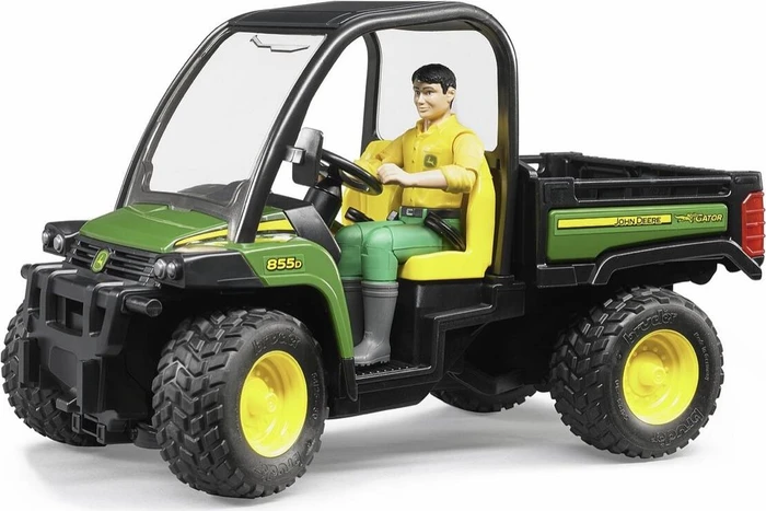 Bruder John Deere Gator XUV 855D (mit Fahrer)