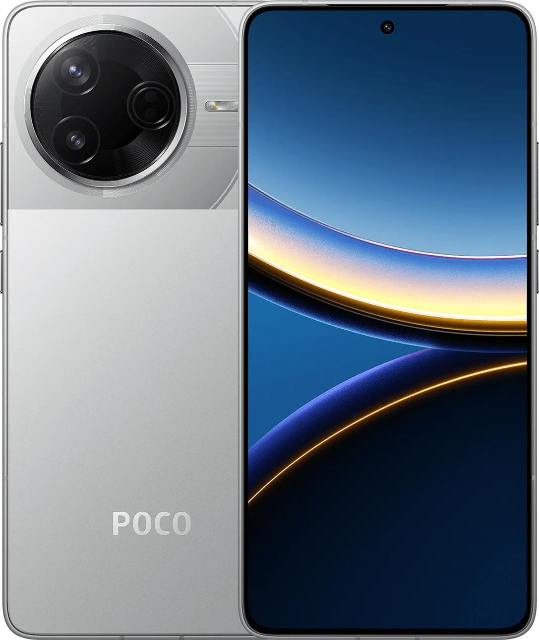 Xiaomi Poco F7 Pro 5G Smartphone, 12GB RAM, 256GB opslag, zilver