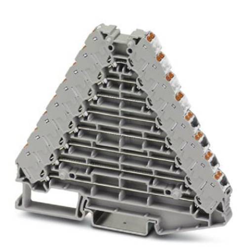 Phoenix Contact 1061721 Rangierverteiler Push-In-Klemme Grau 10St.