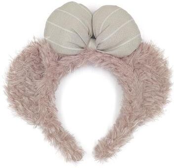 Tiny Tots Teens Trends Big Ear Plush Hair Hoop, Disney Mickey Mouse Polka Dot Bow Head Ornament, Minnie Hair Hoop g