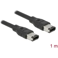 DELOCK FireWire-Kabel FW400 6pin -> FW400 6pin St/St 1,00 retail