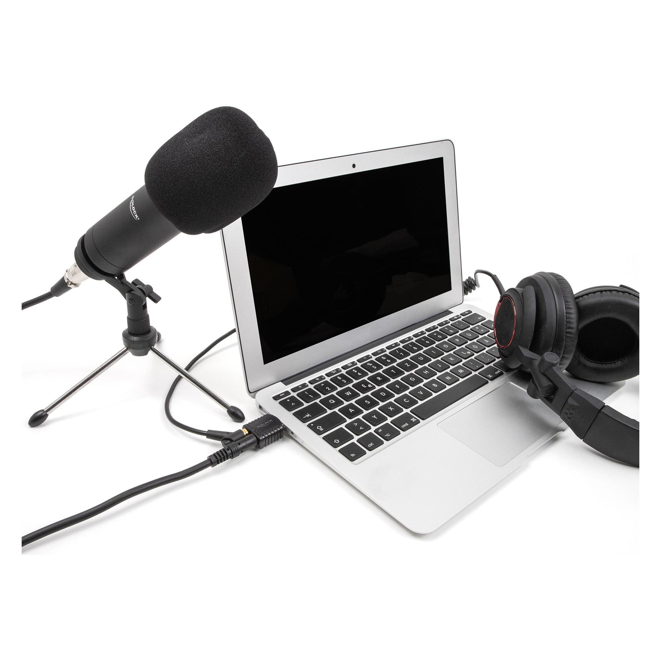 Delock Externe USB Soundkarte 24 Bit / 96 kHz Plug & Play fü (USB 2.0) (65964)