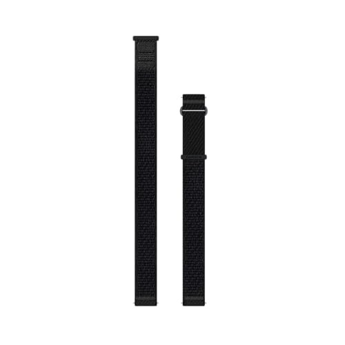 Garmin ComfortFit Fabric Quick Release horlogeband, 18mm, zwart