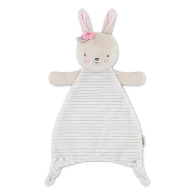 Schmusetuch HUGGIES BABYWEAR "HGHG PLUSH LOVEY", Baby, weiß (creme brulee), Kunstfaser, Schnuffeltücher, aus Nicki-Qualität mit Hasen-Motiv - for Girls