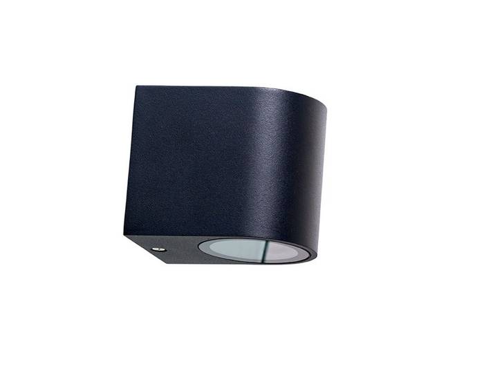 Læsø Applique Murale d'Extérieur Bas Noir Mat - Dyberg Larsen - Design - Aluminium - À ampoule unique