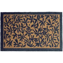 FUSSMATTE Naturfarben 50/80 cm Blatt Kokosfasern Nunivak