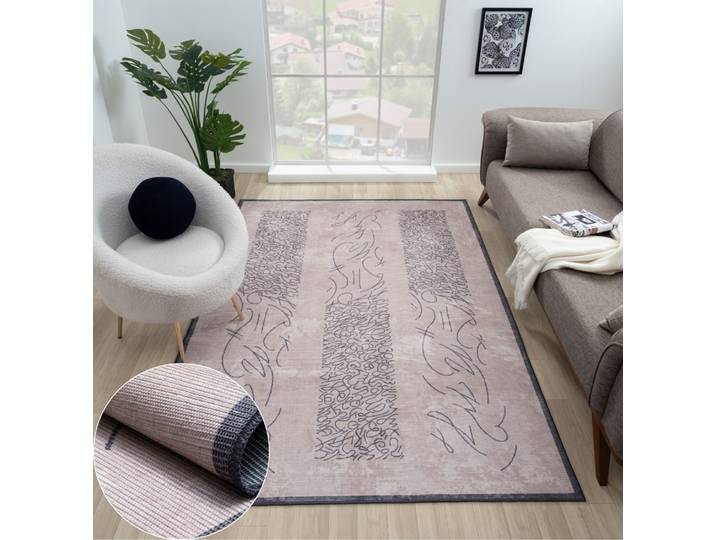 Outdoor-Teppich Lena Typ B Grau/Grau Mischgewebe 160 x 1 x 230cm
