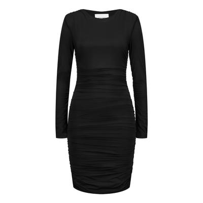 Abendkleid NICOWA "Ocalia Mini", Damen, Gr. 34, Normalgrößen, schwarz, Casual, regular fit, Kleider Abendkleid, Made in Italy