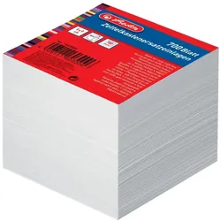 Herlitz 1603000 Klebezettel Quadratisch Weiß 700 Blätter Selbstklebend