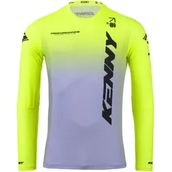 Kenny, Unisex, Velotrikot, Performance (XXL), Schwarz, Mehrfarbig, Gelb, Grau