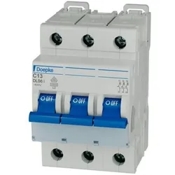 Steffen, Schutzschalter, DOEP DLS 6I C13-3 10KA Leitungsschutzschalter DLS 6i 3-pol.