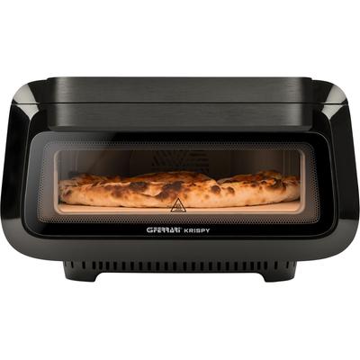 G3FERRARI Pizzaofen "Krispy", schwarz, B:41,5cm H:25cm T:52cm, Pizzaöfen, inkl. umfangreichem Zubehör