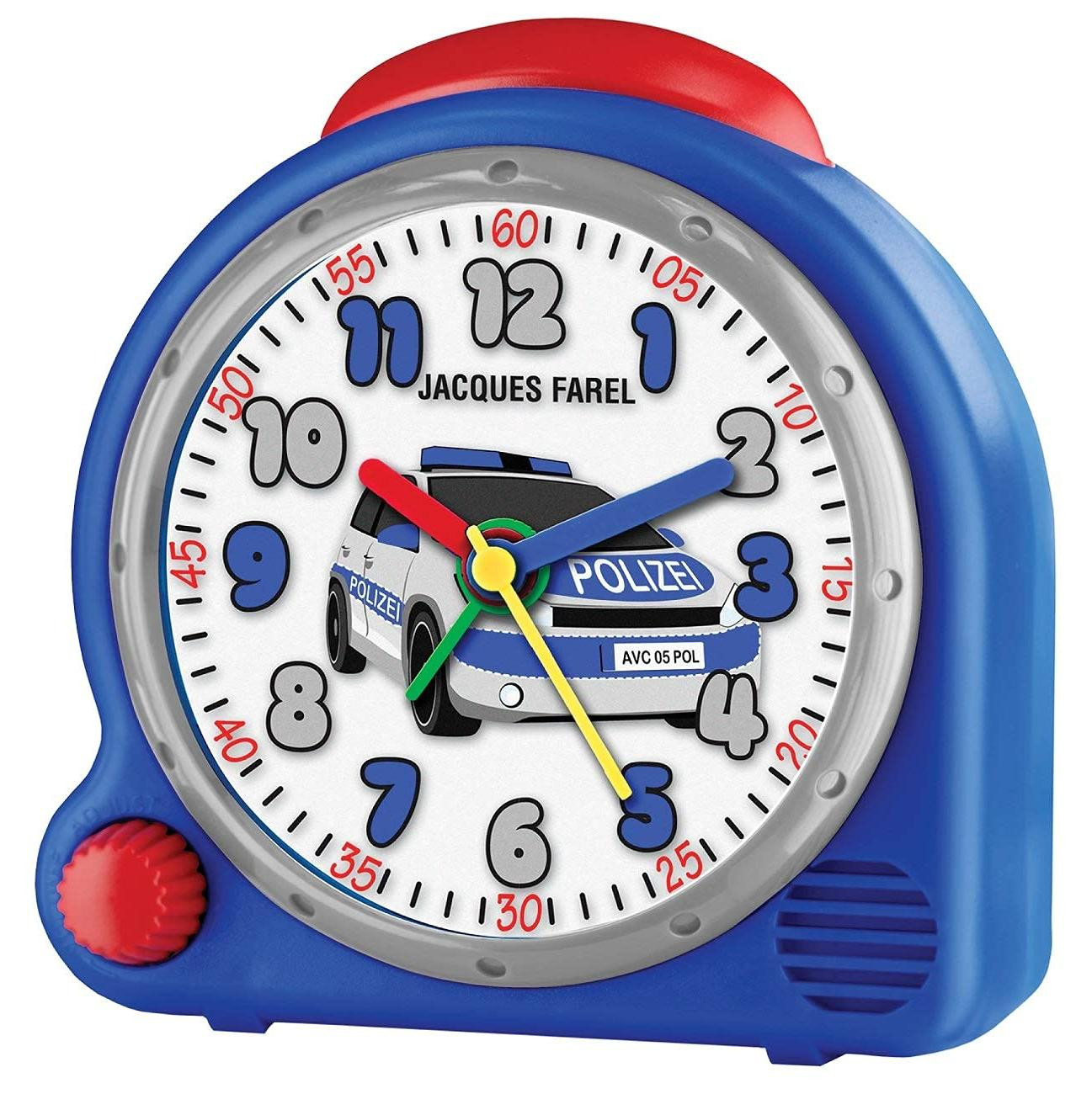 Dripio Kinderwekker met politieluid, volumeregeling en LED-verlichting
