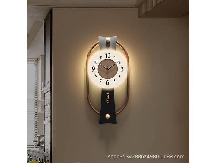 Horloge murale Zml, horloge de salon, décoration intérieure, horloge murale moderne minimaliste, art créatif, horloge à quartz tendance