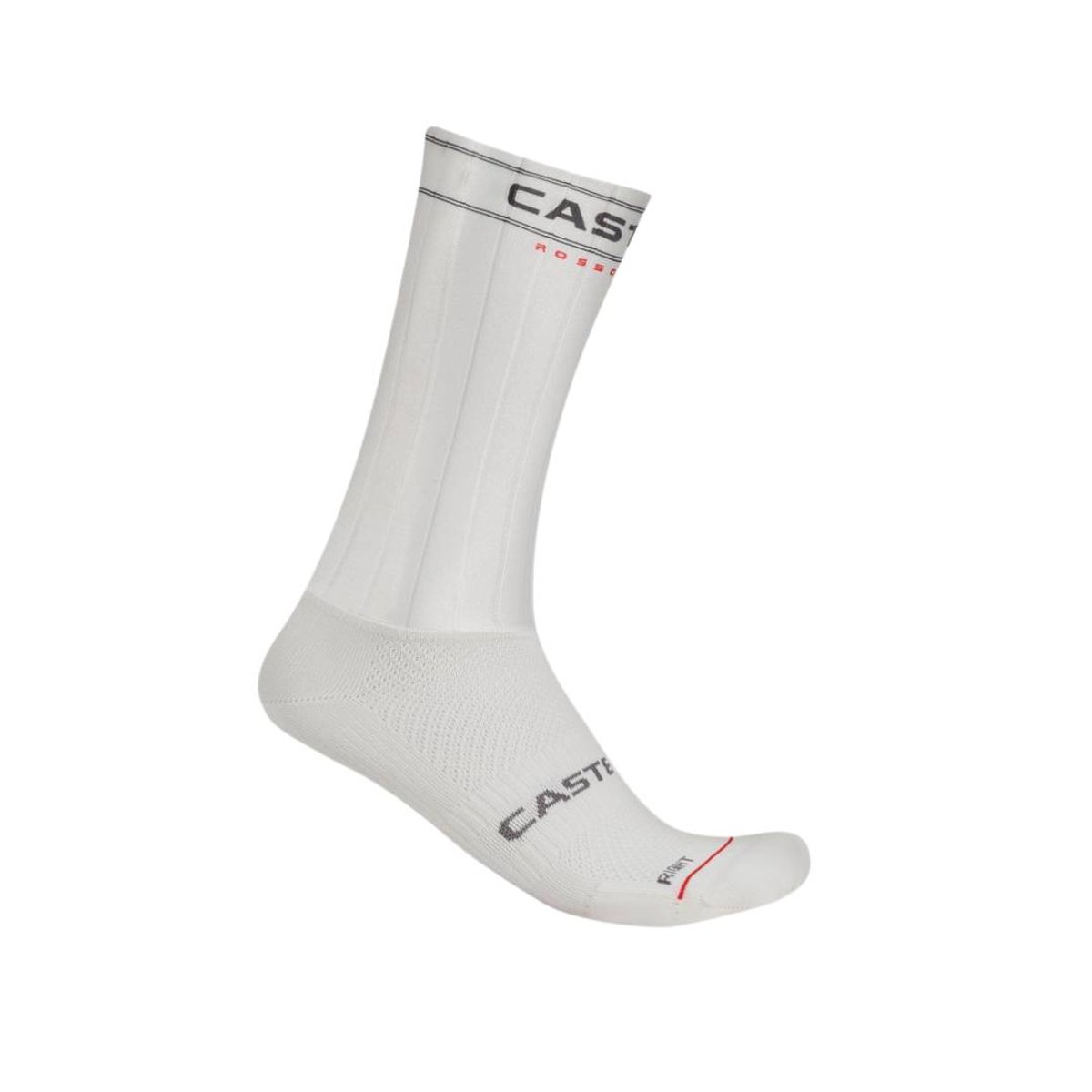 Meias Castelli Fast Feet 4 Branco, Tamanho S/M Unisex