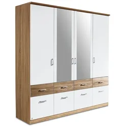 rauch BLUE Kleiderschrank Bremen Extra 181 x 199 cm Dekor Weiß