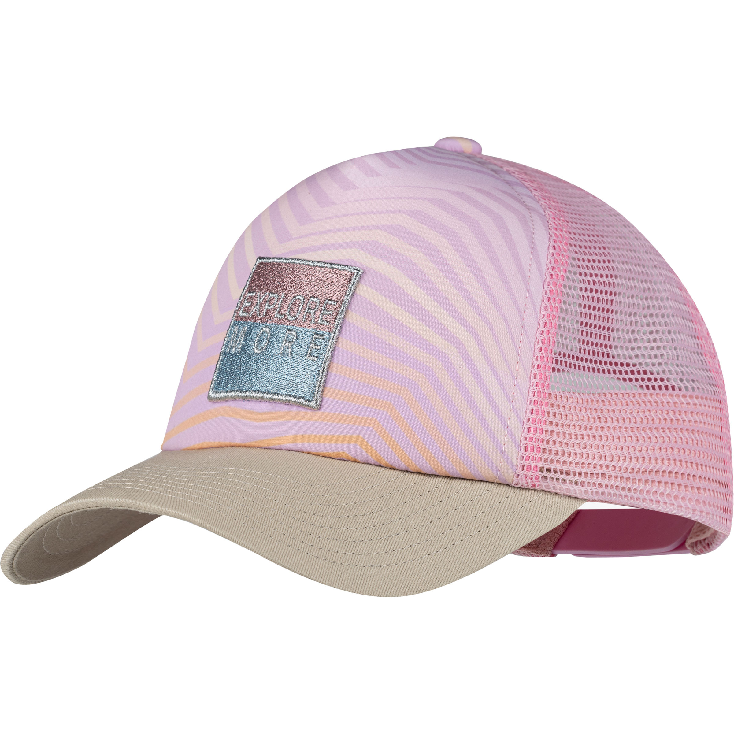Buff Trucker Cap Kinder Basecaps rosa Lifestyle Atmungsaktiv