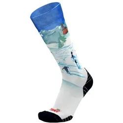 Rywan, Unisex, Sportsocken, Graphik Winter (44 - 46), Mehrfarbig