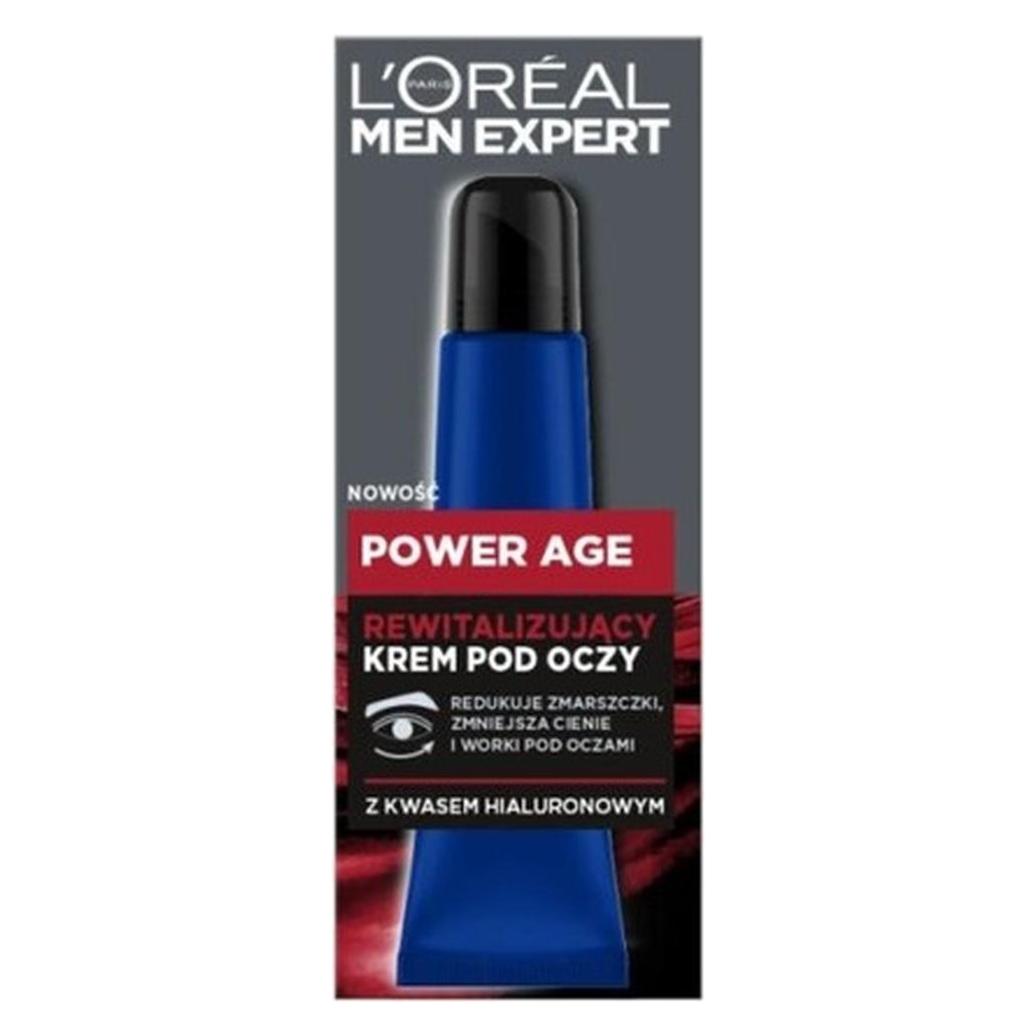 L'Oréal Paris L'Oreal Men Power Age Eye Cream 15Ml (Augenpflege Crème, 15 ml, Tag + Nacht) (3600524075842)