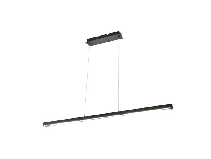 Led-Hängeleuchte Ling, Schwarz, Metall, 4.3x200x110 cm, Lampen & Leuchten, Innenbeleuchtung, Hängeleuchten, Pendelleuchten