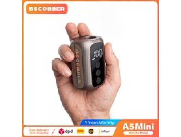 BSCOBBER A5mini bandenpomp 100PSI hogedruk draagbare luchtpomp draadloze draagbare oplaadbare fietsaccessoires