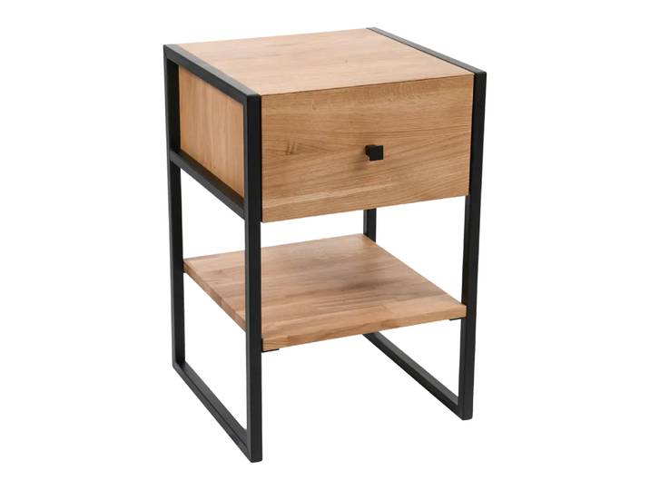 Beistelltisch Bolzano 1, Johann Jakob, wildeichefarbig, Holz