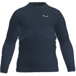 Salewa, Jungen, Funktionsshirt, Zebru Medium Warm Alpine Merino Responsive Langarm Shirt Kind (116), Blau