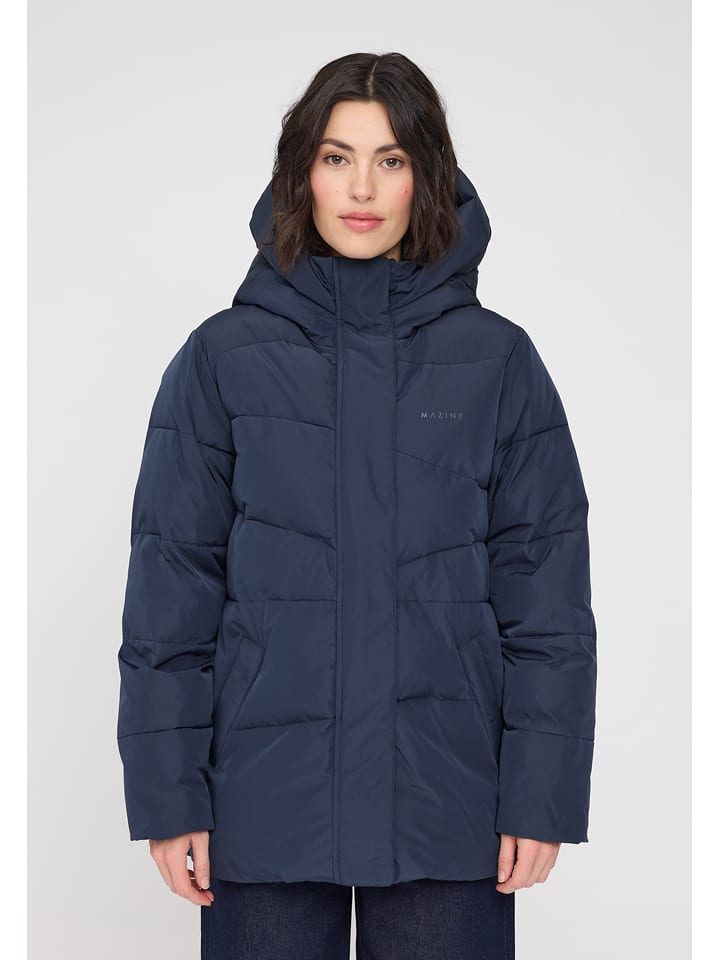 MAZINE Winterjacke in Dunkelblau - L