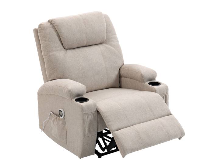 Relaxsessel FRENY mit Massagefunktion beige