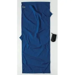 Cocoon TravelSheet Baumwolle Hüttenschlafsack (Wärmeleistung +2,9°C / Max. Körpergröße 190cm / Gewicht 0,41kg) - STK - ultramarine blue
