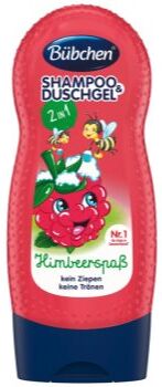 Bübchen Kids Himbeere champô e gel de duche 2 em 1 230 ml. Kids Himbeere