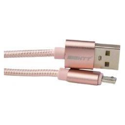 Eightt cable usb a micro-usb metal plex. 1m rosa (1 m) (42405786)
